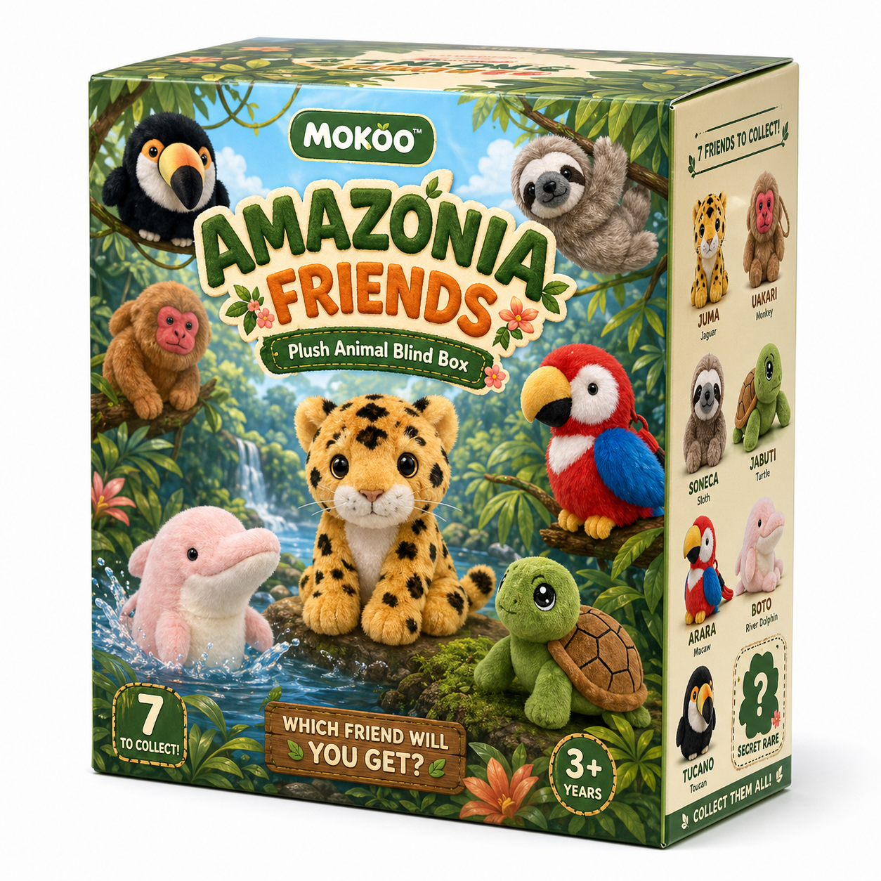 Mokoo™ | Amazonia Friends Blind Box — Amazonia Friends jungle collectible by MOKOO