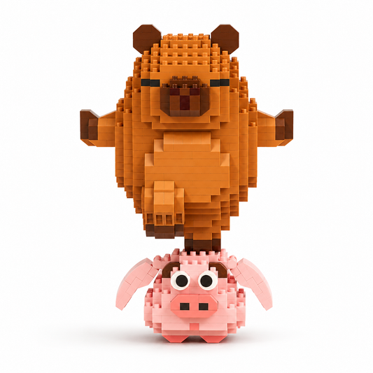 Blocs MOKOO™ | Capybara empilable rigolo