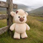 Mokoo™ | Running Cow Plush — lifestyle photo by MOKOO