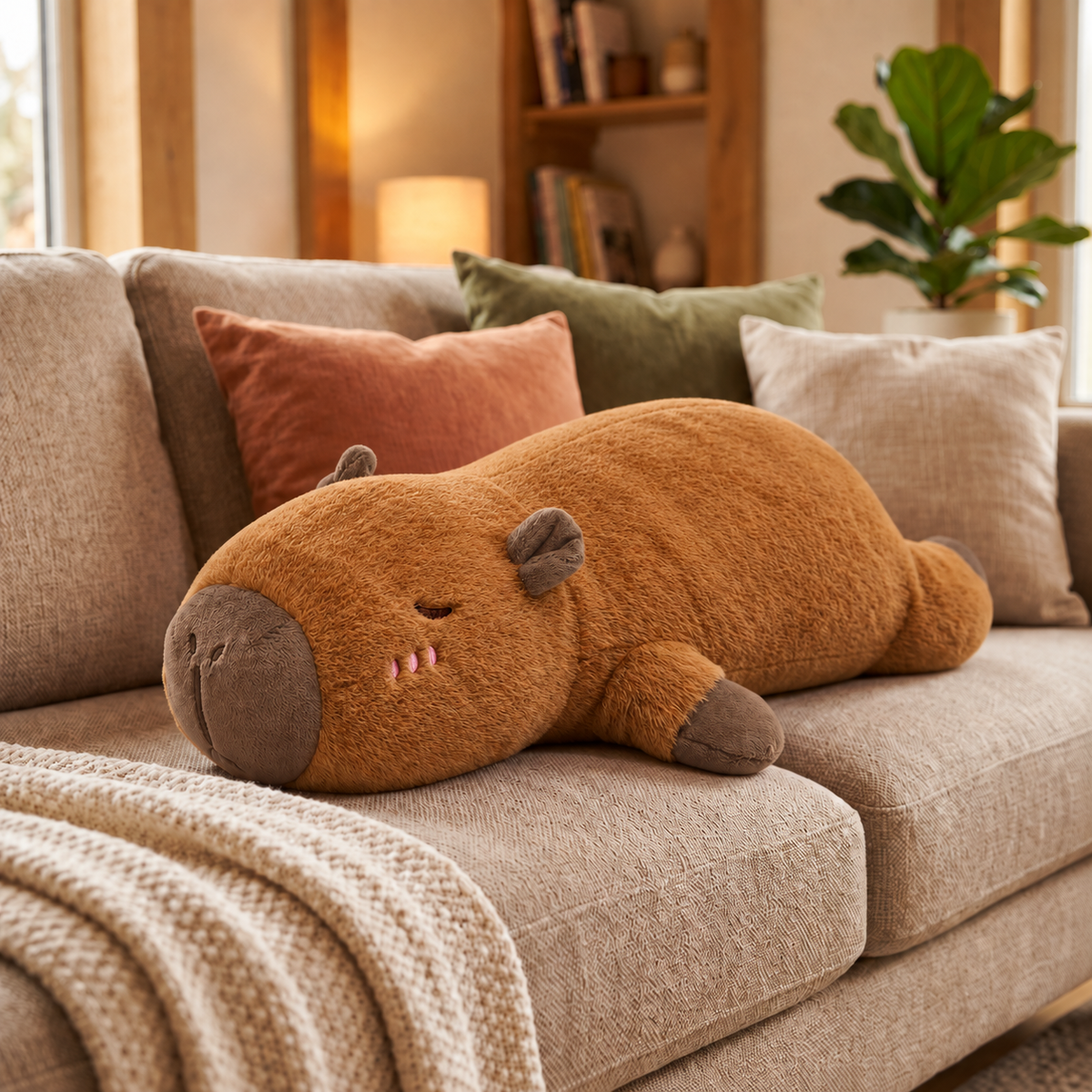 Peluche Capybara Géant