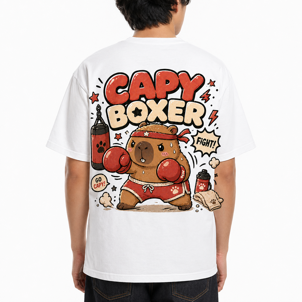 Happy Capy | Capy Boxer T-Shirt