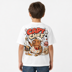 Happy Capy | Capy Chef T-Shirt — worn lifestyle photo