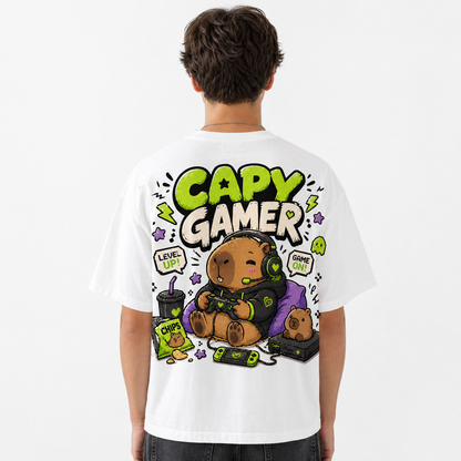 Happy Capy | Capy Gamer T-Shirt