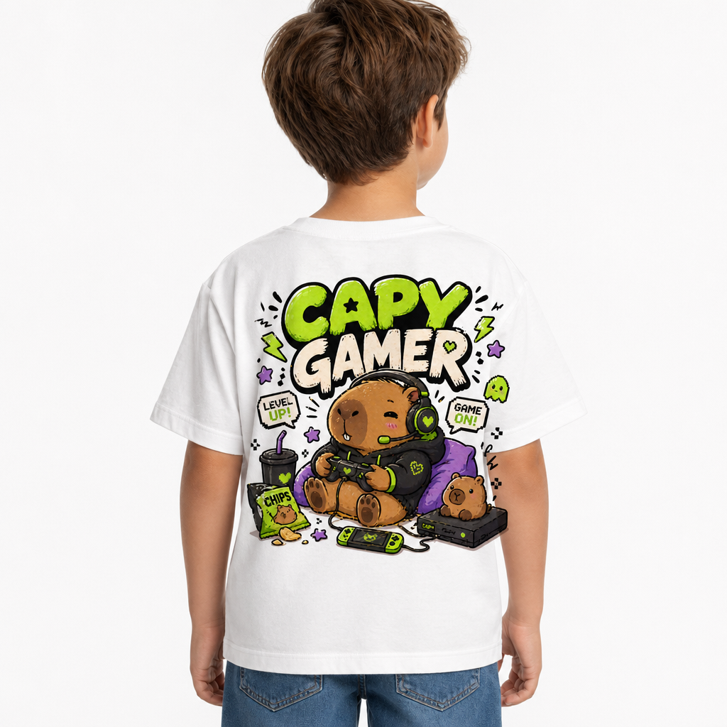 Happy Capy | Capy Gamer T-Shirt