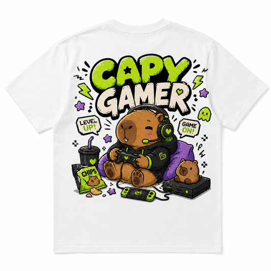 Happy Capy | Capy Gamer T-Shirt