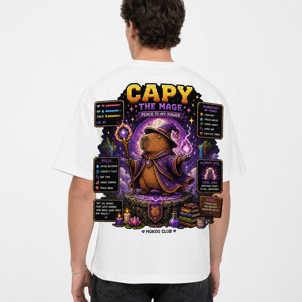 Happy Capy | Capy the Mage T-Shirt
