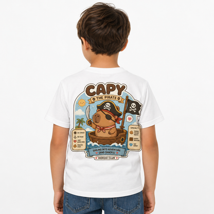 Happy Capy | Capy the Pirate T-Shirt