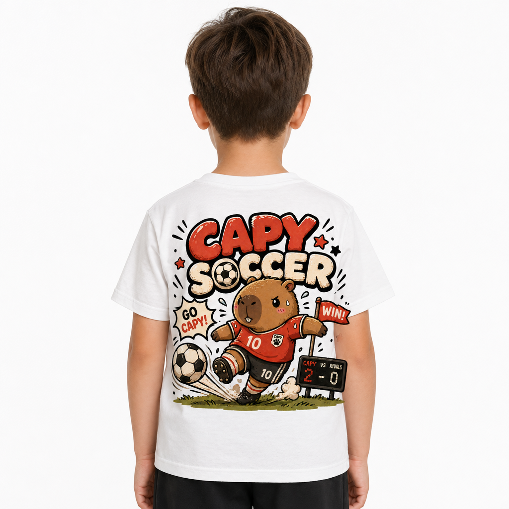 Happy Capy | Capy Soccer T-Shirt