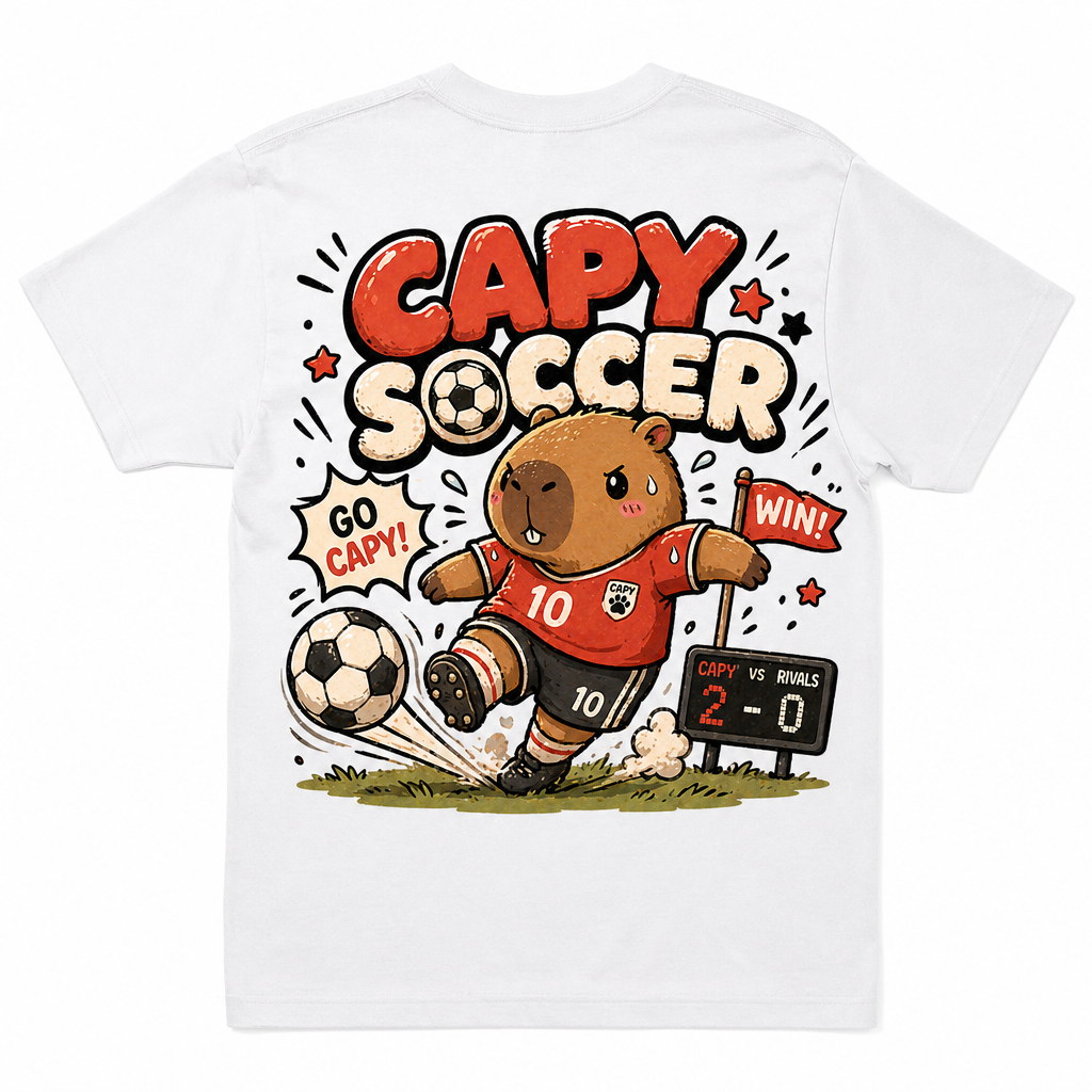 Happy Capy | Capy Soccer T-Shirt