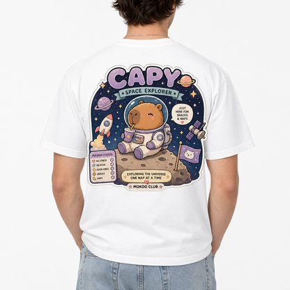 Happy Capy | Capy Space Explorer T-Shirt