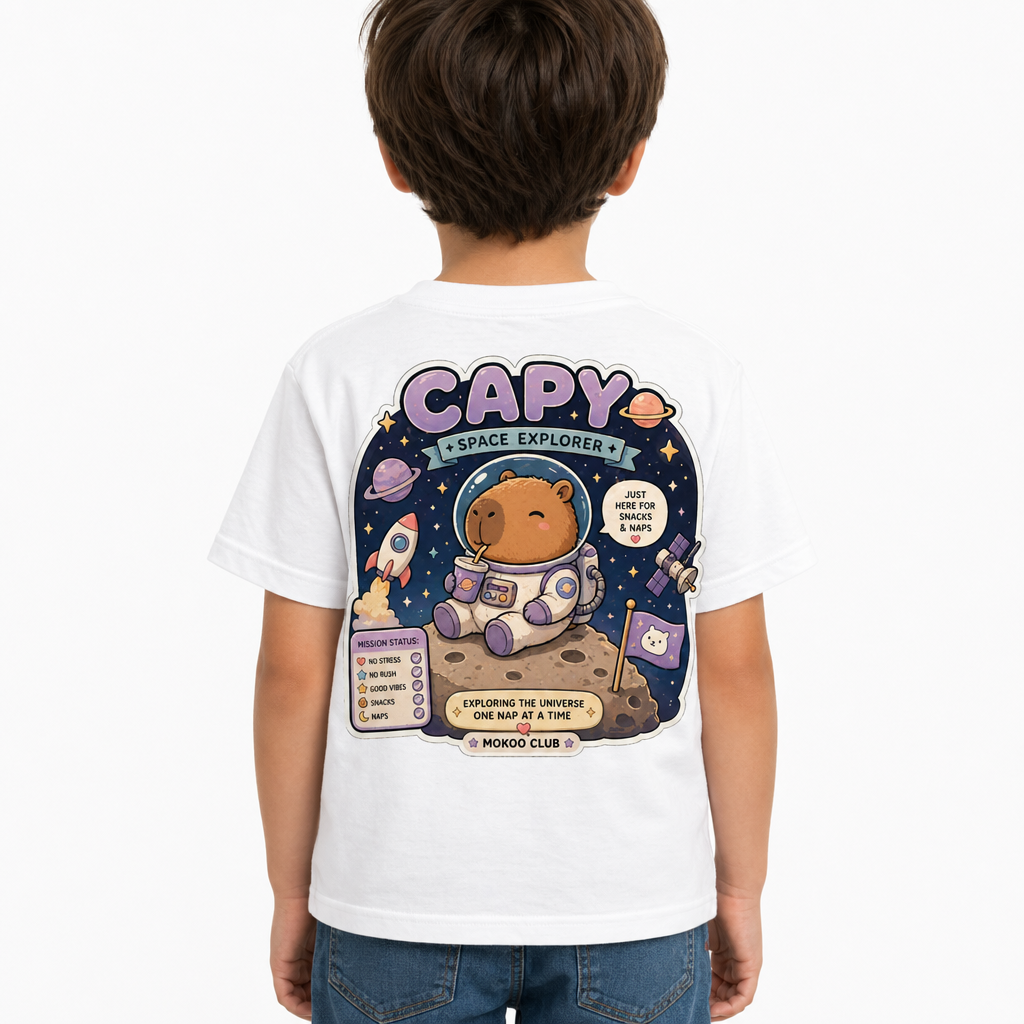 Happy Capy | Capy Space Explorer T-Shirt