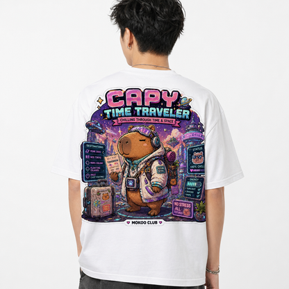 Happy Capy | Capy Time Traveler T-Shirt