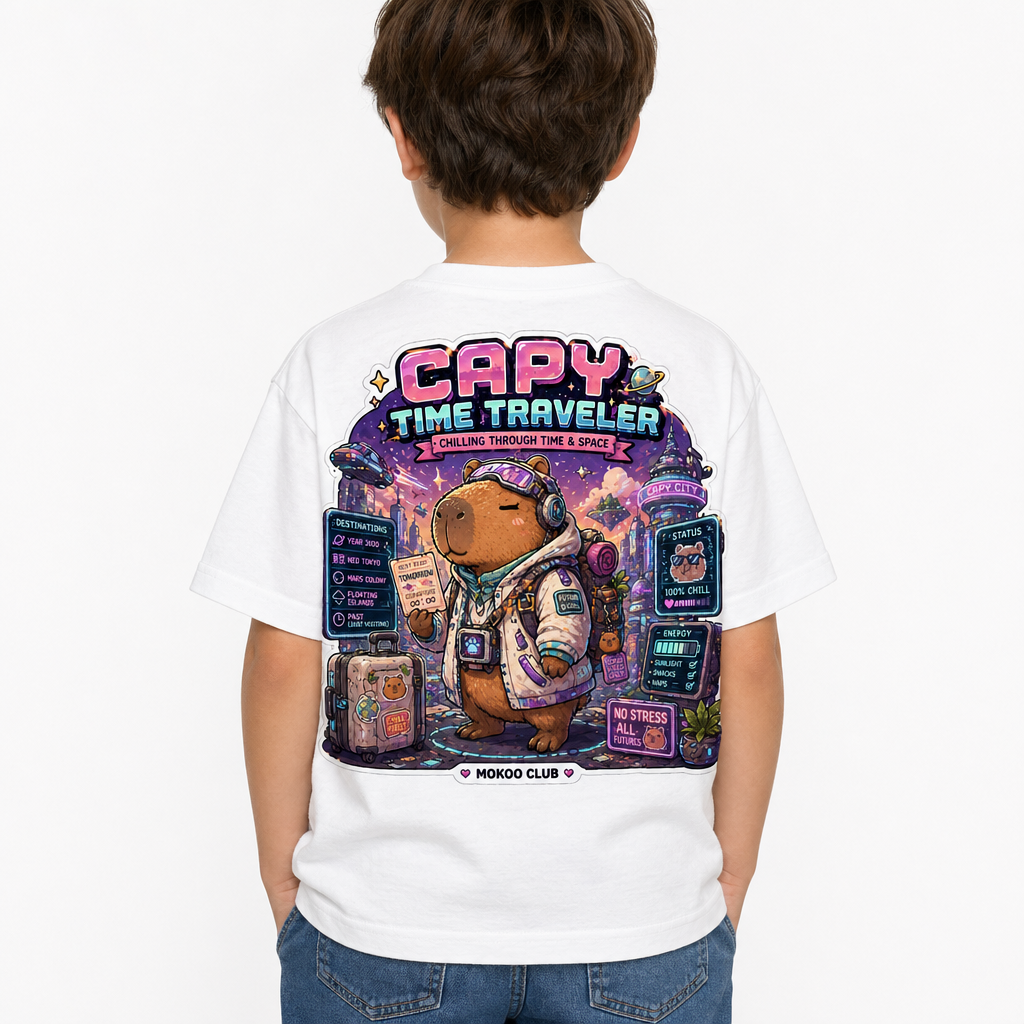 Happy Capy | Capy Time Traveler T-Shirt