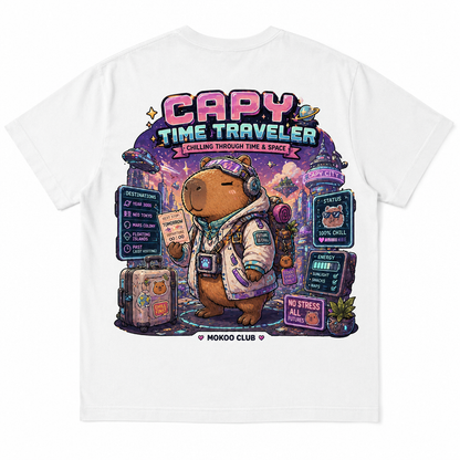Happy Capy | Capy Time Traveler T-Shirt