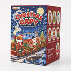 MOKOO Christmas Capy blind box, the Christmas train box with the 7 capybara friends on the side