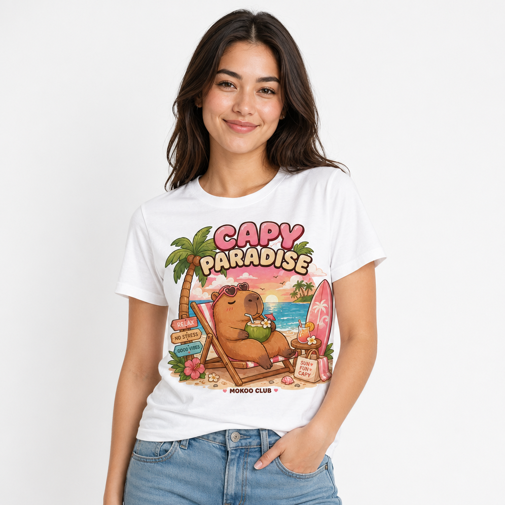 Happy Capy | Capy Paradise T-Shirt