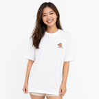 Happy Capy | Capy at the Gym T-Shirt — collection display by MOKOO