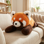 Giant Red Panda Plush — front view of giant plush by MOKOO