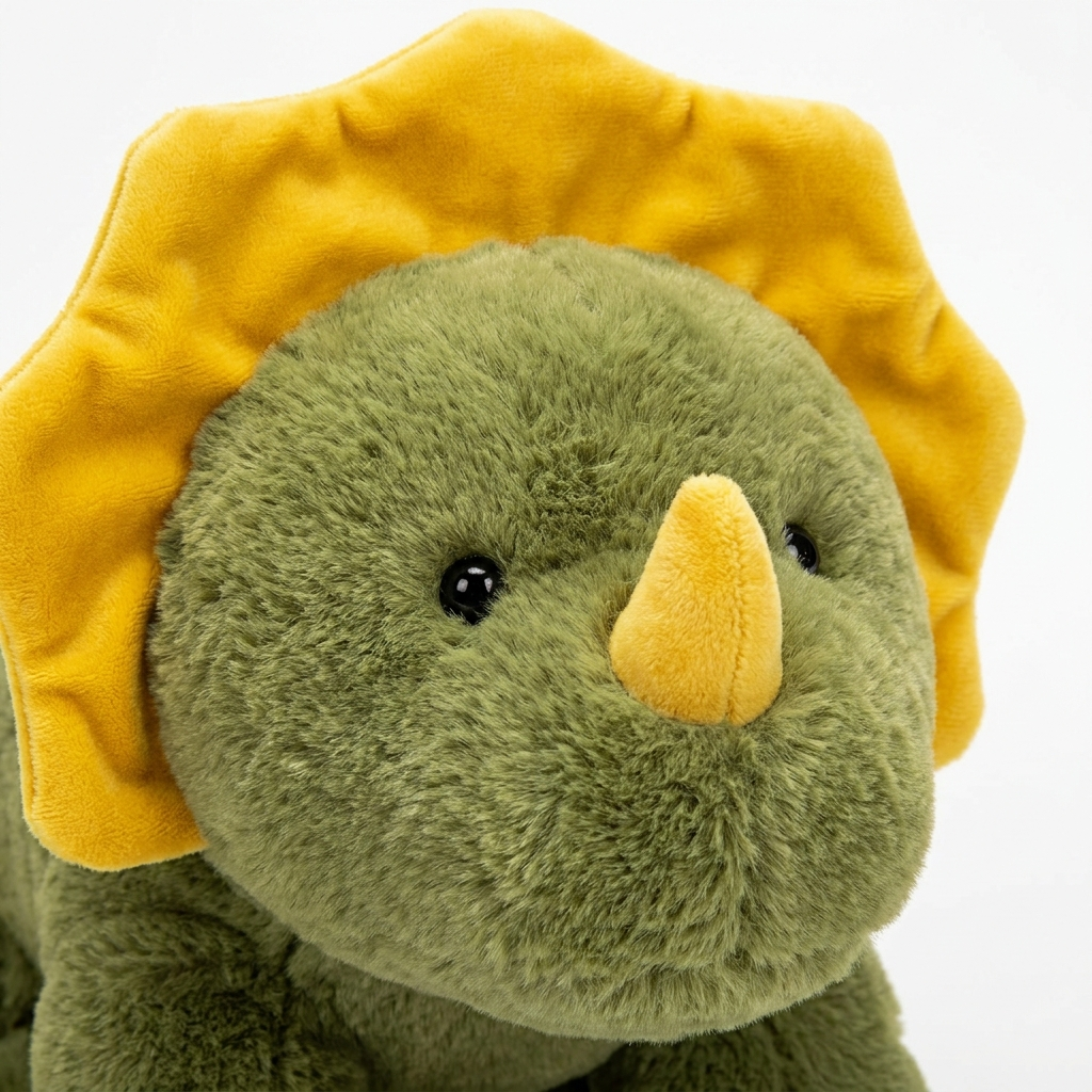 Person hugging Giant Triceratops Plush — MOKOO giant plush
