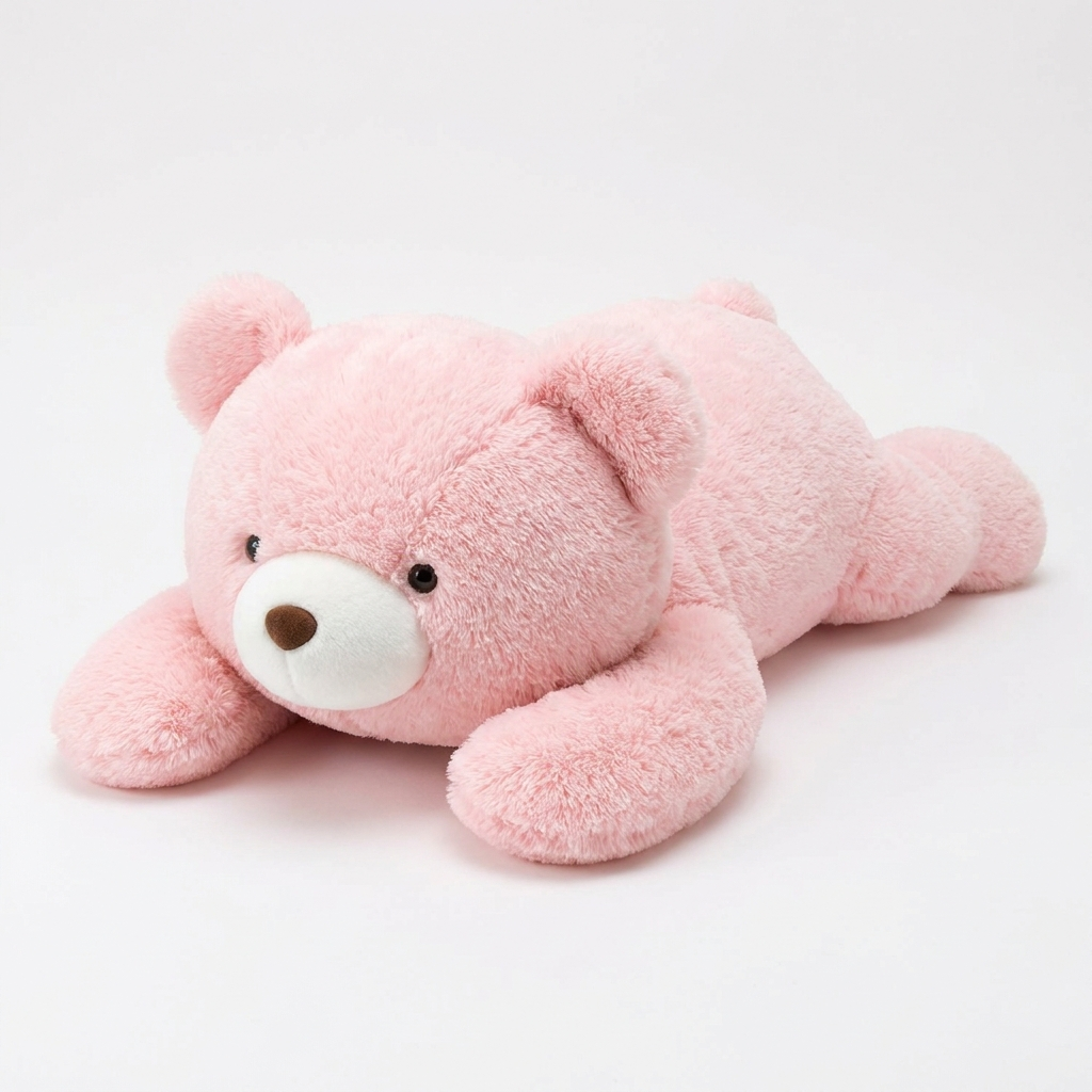 Giant Pink Bear Plush — premium 60cm stuffed animal by MOKOO