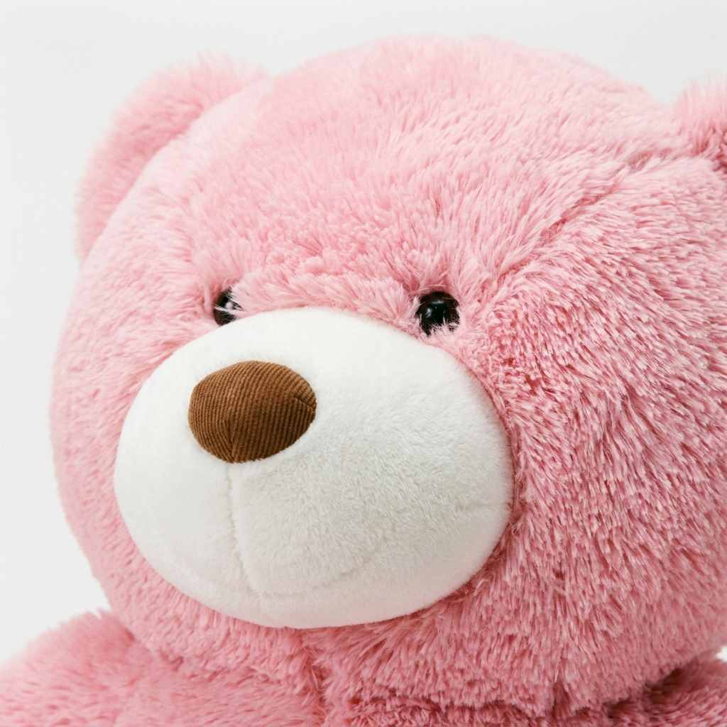 Person hugging Giant Pink Bear Plush — MOKOO giant plush