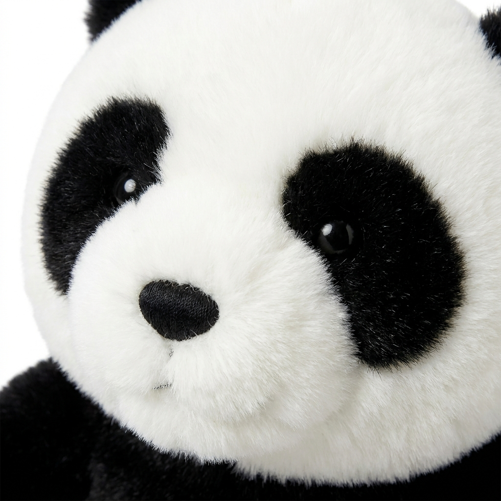 Giant Panda Plush — front view of giant plush by MOKOO